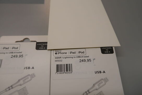 Oplader sæt USB til Lightning