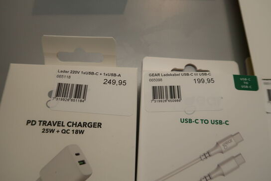 Oplader sæt USB-C til USB-C