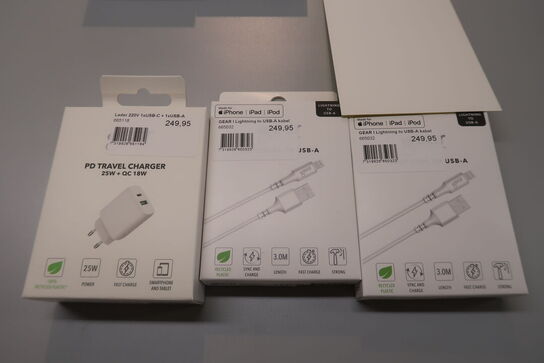 Oplader sæt USB til Lightning