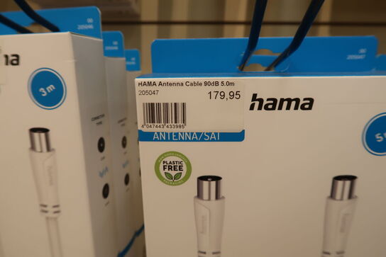 17 pk. Hama Antenna kabler