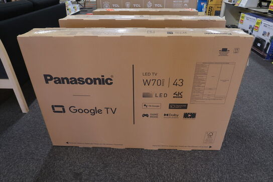 Panasonic TN-43W70AEZ UHD 4K Google TV