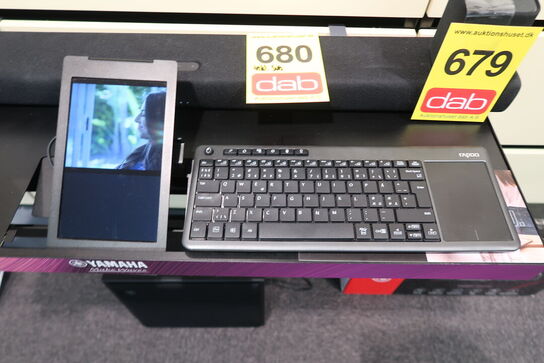 Wireless Ultra-slim Multimedia Keyboard + Tablet 