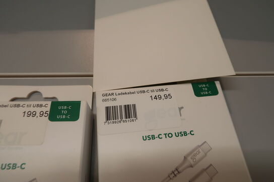 Oplader sæt USB-C til USB-C