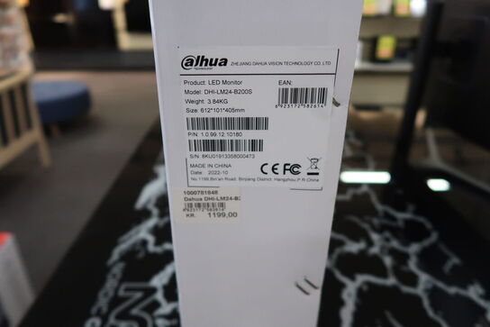 Dahua DHI-LM24-B200S - LED-skærm - 23.8" - 1920 x 1080 Full HD