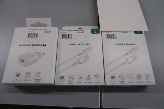 Oplader sæt USB til Lightning