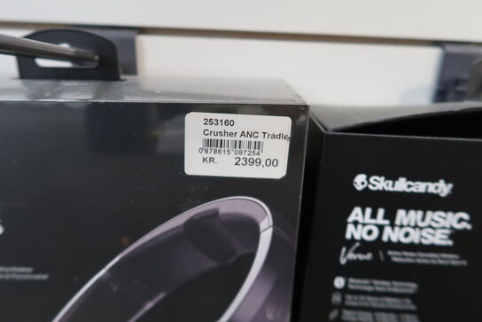 Skullcandy Crusher ANC trådløse around-ear høretelefoner (sort)