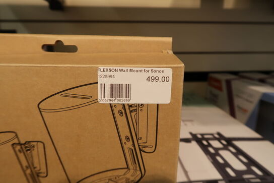 Flexson vægbeslag til Sonos ERA100 2-pak (sort)