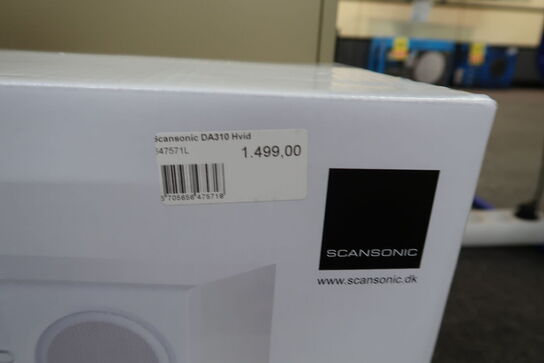 Scansonic DA310 DAB+ m. CD og Bluetooth - HVID