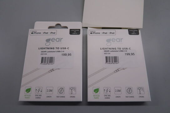 2 stk. USB-C til USB-C kabler