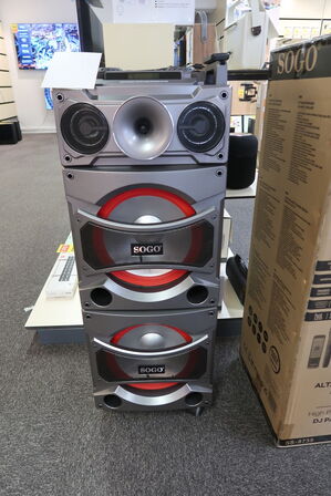 Sogo Torre Coluna DJ ALT-SS-8735 Black
