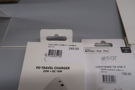Oplader sæt USB til Lightning