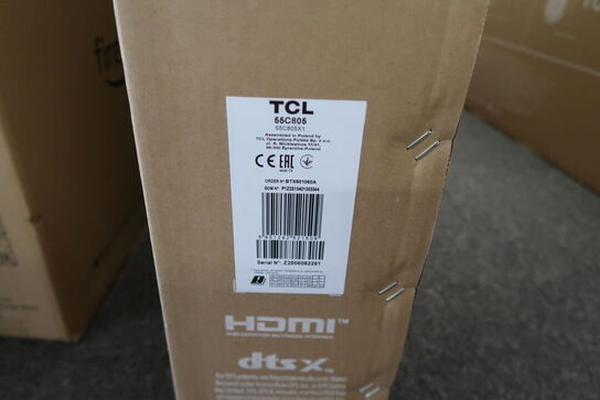 TCL 55" Fladskærms TV 55C805 LED 4K