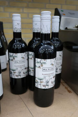 4 fl. Rødvin NA.TI.VO Puglia Sangiovese Organic 2022 75cl.