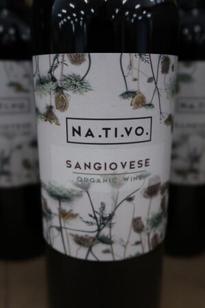 4 fl. Rødvin NA.TI.VO Puglia Sangiovese Organic 2022 75cl.