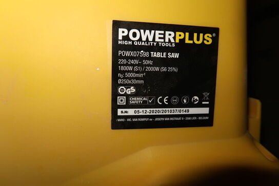 Bordrundsav POWERPLUS