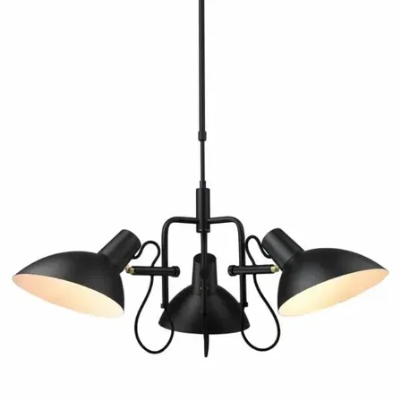Halo design metropole lysekrone i  sort(ubrugt)