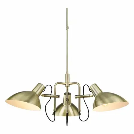 Halo design metropole lysekrone i messing(ubrugt)
