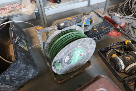 Værktøjstaske, kabeltromle, 2 stk. arbejdslamper