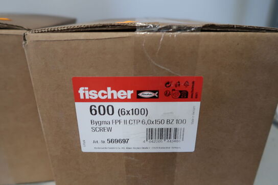 2 kasser med skruer FISCHER 600 (6x100)