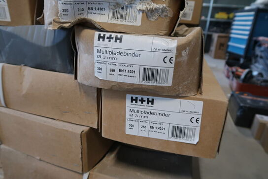 Palle med multipladebindere H+H m.m.