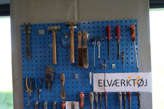 Værktøjstavle med div. Værktøj