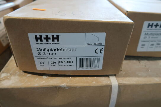 Palle med multipladebindere H+H m.m.