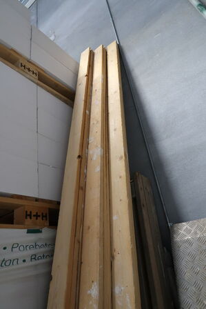 3 stk. stilladstraller samt div. Træ