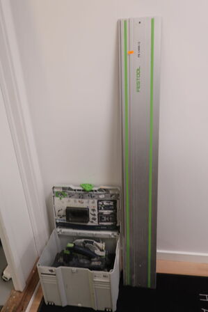 Rundsav FESTOLL HKC 55 EB samt føringsskinne FESTOOL FS 1400/2