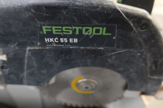 Rundsav FESTOLL HKC 55 EB samt føringsskinne FESTOOL FS 1400/2