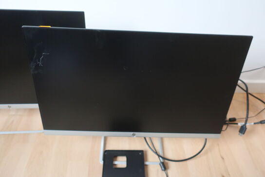 2 stk. monitor 24" HP 24fw 23.8