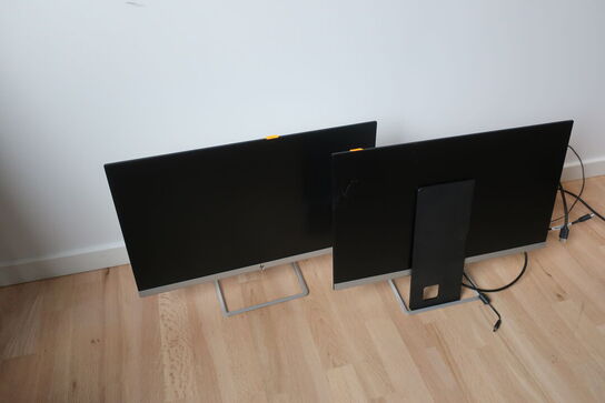 2 stk. monitor 24" HP 24fw 23.8