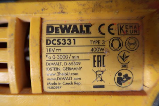 Akku-værktøj stiksav DEWALT DCS331