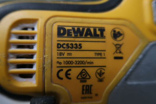 Akku-værktøj stiksav DEWALT DCS335