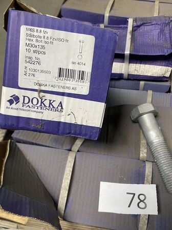 Palle med bolte DOKKA FASTENERS