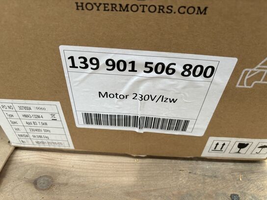 1 stk. el-motor, Hoyer HMA3-132M-4