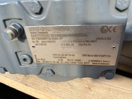 1 stk. snekkegearmotor, SEW