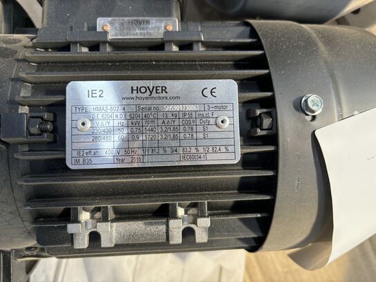 1 stk. el-motor, Hoyer HMA2-802-4