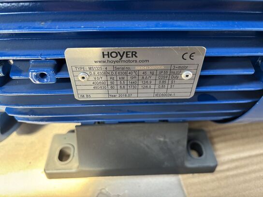 1 stk. el-motor, Hoyer MS132S-4