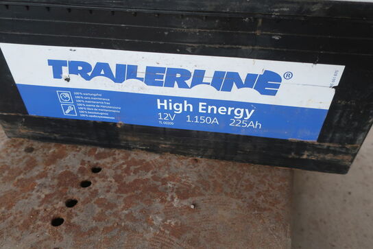 2 stk. batterier TRAILERLINE High Energy