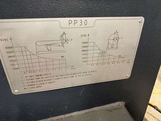 Svejserundbord hydraulisk, KOVACO PP 30