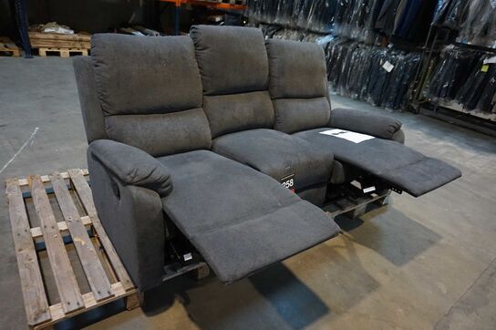 Sabia 3-personers recliner sofa Antracit