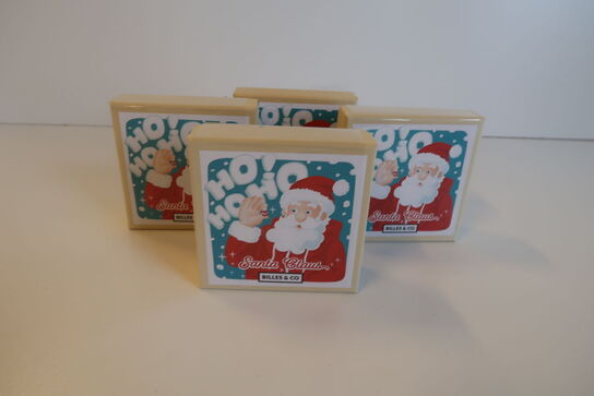 4 pk. Santa Claus - Billes & co á 30 stk. glaskugler