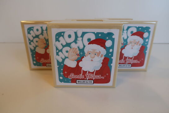 5 pk. Santa Claus - Billes & co á 30 stk. glaskugler