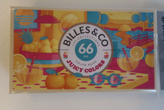 Juicy Colors, Large Box - Billes & co á 66 stk. glaskugler