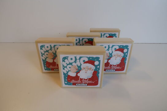 5 pk. Santa Claus - Billes & co á 30 stk. glaskugler