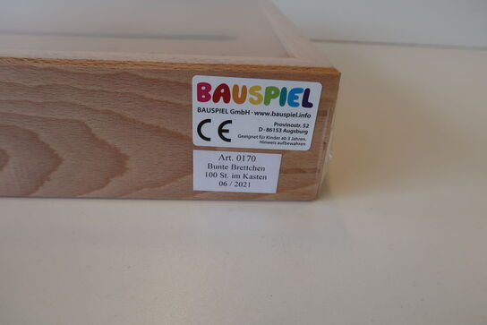 Bauspiel sticks, 100stk - Bauspiel