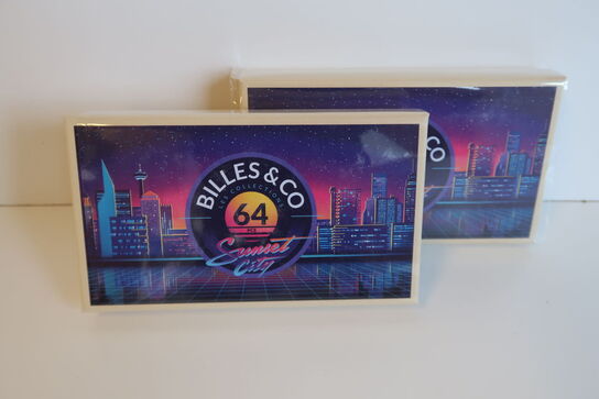 2 pk. Sunset City, Large Box - Billes & co á 64 stk. glaskugler