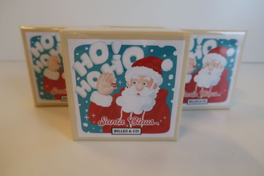 4 pk. Santa Claus - Billes & co á 30 stk. glaskugler