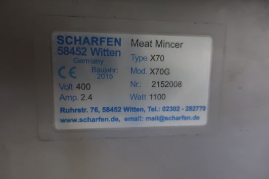 Kødhakker SCHARFEN X70G