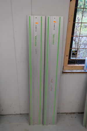 2 stk. føringsskinner FESTOOL 140 cm.